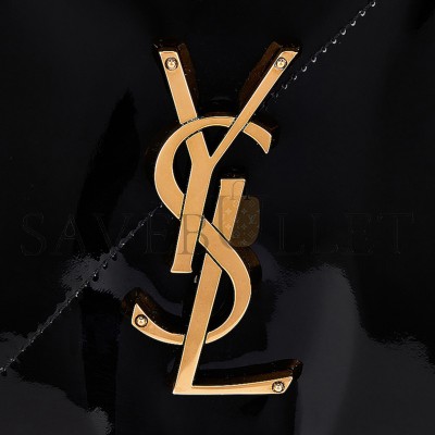 YSL LARGE JAMIE 4.3 IN PATENT LEATHER 7424312IU671000 (43*29*9cm)